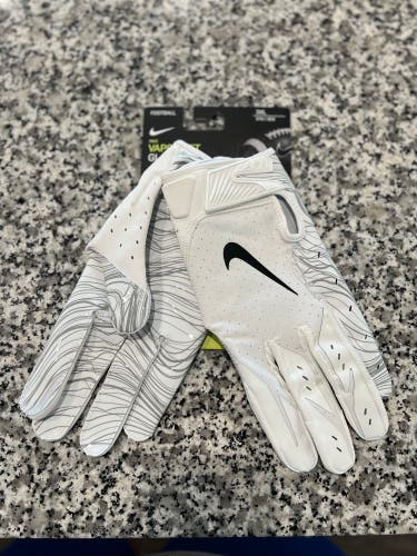 Mens Size 3XL Nike Vapor Jet 5.0 FG NFL Football Gloves White PGF659-102 New