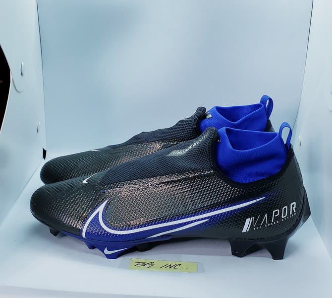 Nike Vapor Edge Pro 360 Football Cleat Black Royal Blue  display picture 1
