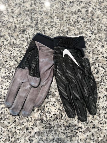 Mens Size 2XL Nike SM Superbad 4.5 FG NFL Gloves Black/Gray PGF764-017 NEW