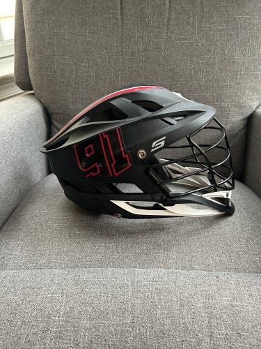 Mat Black Team 91 Maryland Helmet