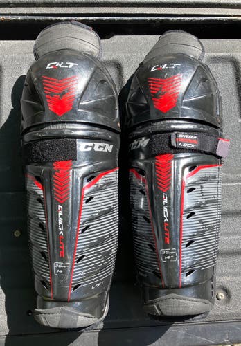 CCM QuickLite Shin Pads - 14”