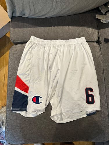 RARE TEAM ISSUED GAME WORN PLL Cannons Champion Lacrosse Shorts