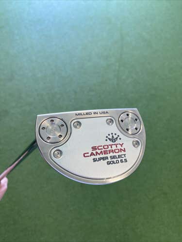 Used LH Ttitleist Scotty Cameron Super Select GOLO 6.5 35” Putter