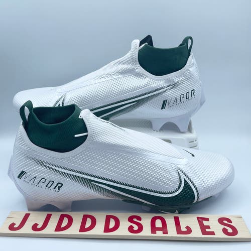 Nike Vapor Edge Pro 360 P Football Cleats White Green CV6345-103 Men’s Size 13  New