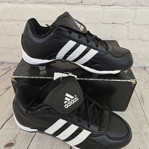 Adidas 467533 Excelsior 5 Low Women's Softball Cleats Black White Silver US 6