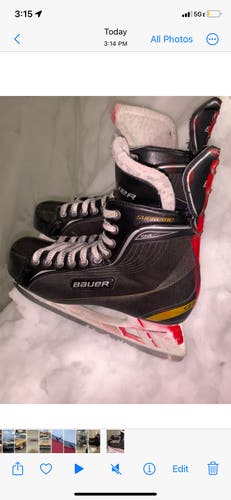Used Senior Bauer Regular Width   11 Supreme One20 Hockey Skates