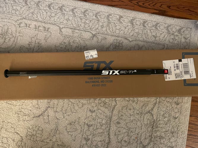 Brand new STX SC-TI X lacrosse shaft