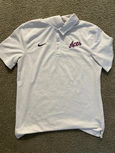 White Evansville Men's Nike Polo