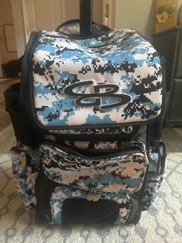 Used Boombah Combination Rolling Bag And Backpack