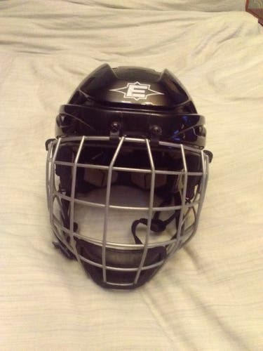 Large Black Easton S19 Helmet w Titanium Cage