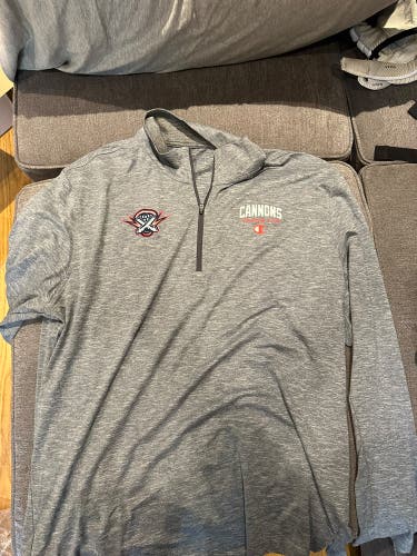 RARE TEAM ISSUED PLL Cannons Champion Lacrosse Quarter Zip Jacket