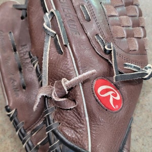 Used Rawlings Left Hand Throw Infield Renegade Baseball Glove 12"