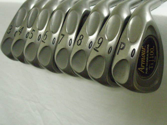 Tommy Armour Ti 100 Irons Set 3-PW (Graphite Regular) Titanium Golf Clubs