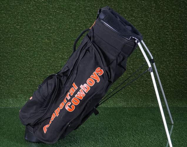 PING HOOFER CHAPARRAL COWBOYS STAND BAG ORIGINAL CANVAS 4 WAY DIVIDERS ~ W@W!!