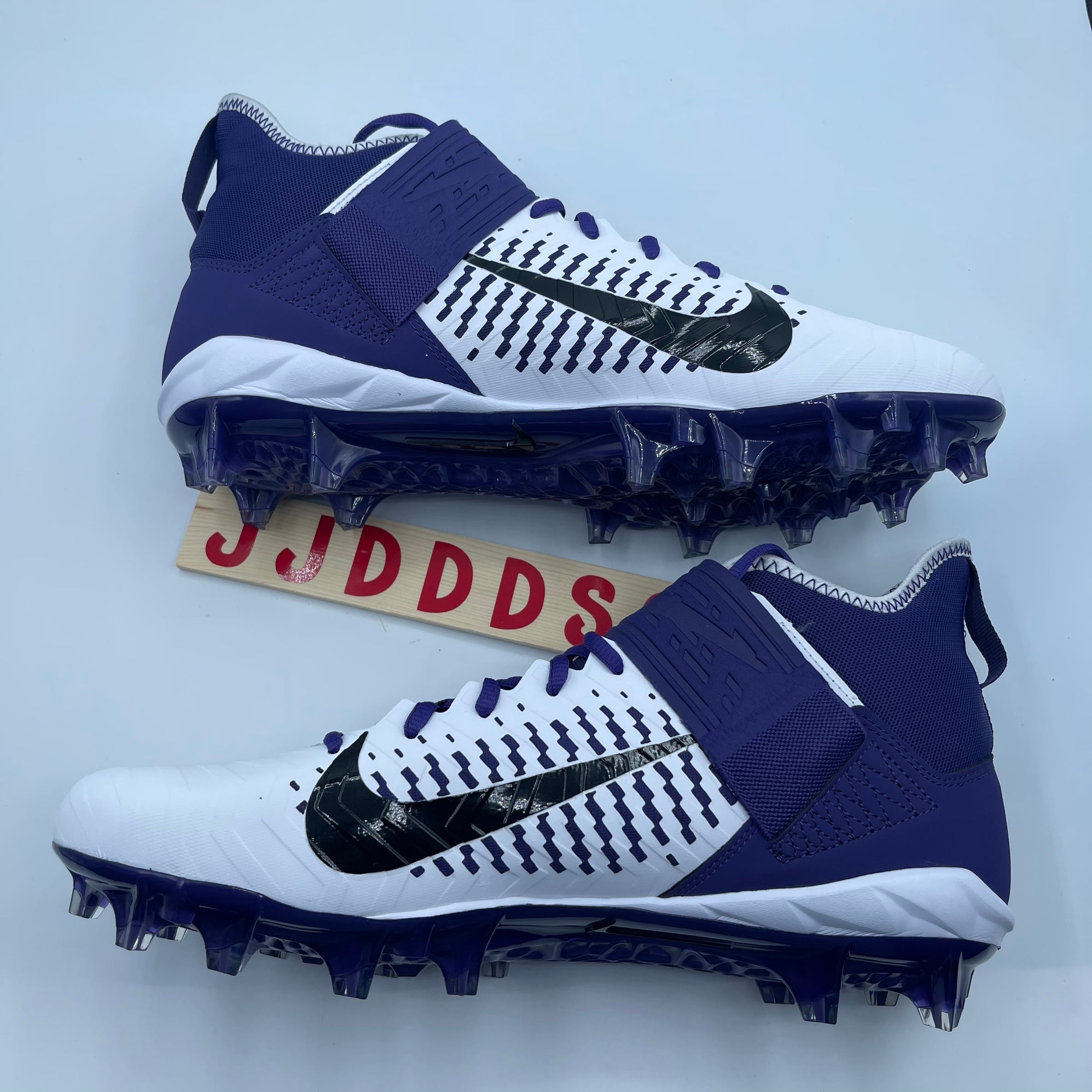 Nike Alpha Menace Pro 2 Football Cleats Purple White BV3945  display picture 2