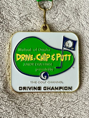 GOLF DRIVE, CHIP & PUTT DRIVING CHAMPION MEDAL