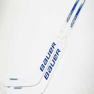New 2 pack 26" Bauer Vapor Hyperlite Goalie Stick (Pro Stock) - White/Blue - Full Right