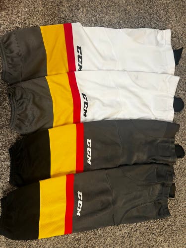Ccm red/yellow/grey/white/black Vegas Golden Knights colors JR SIZE hockey socks