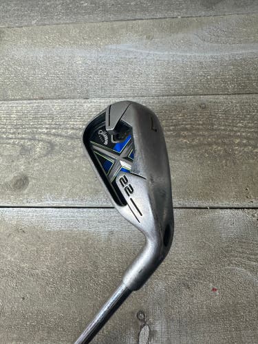 Callaway Golf X22 Single 7 Iron RH Uniflex Steel Shaft 36.5”