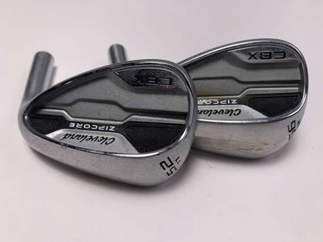 Cleveland CBX Zipcore Wedge Set 52* 11 | 56* 12 HEADS ONLY Mens RH