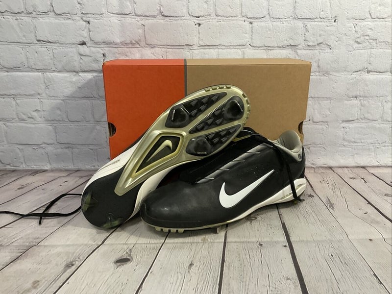 Nike Men's Air Zoom Flash SP Metal Baseball Cleats Black White Silver US Size 12
