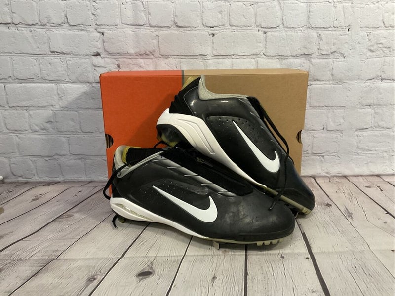 Nike Men's Air Zoom Flash SP Metal Baseball Cleats Black White Silver US Size 12