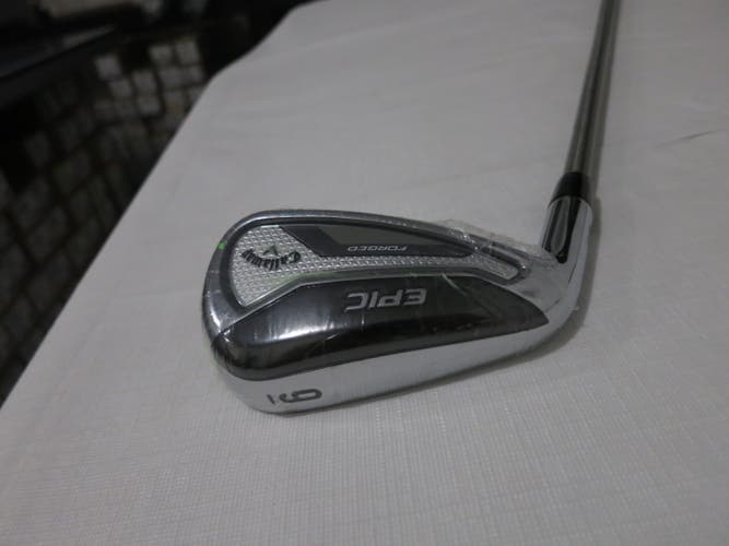 Callaway Epic Forged 9-iron - 36*- SteelFiber fc 80 Regular Graphite - NEW - LH