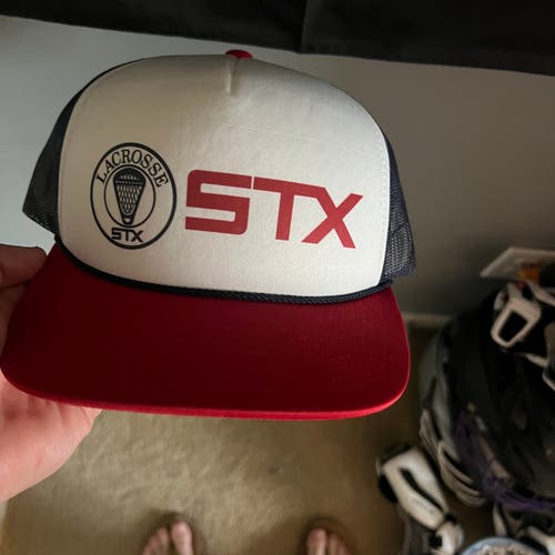 White New One Size Fits All STX Hat