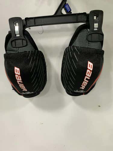 Used Bauer Lil Sport Lg Hockey Elbow Pads