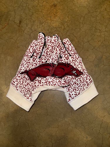 Nike Arkansas Football Gloves