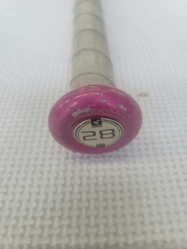 Used Easton Pink Sapphire Fp Bat 28" -10 Drop Fastpitch Bats