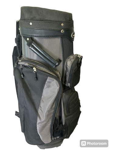 Used Adams Golf Gray And Black Golf Cart Bags