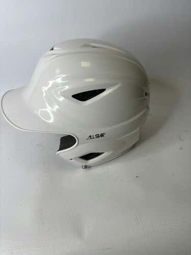 Used All-star White Helmet Md Baseball And Softball Helmets