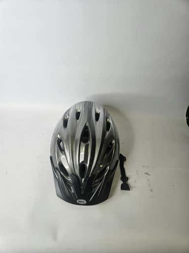 Used Bell Grey Helmet Md Bicycle Helmets