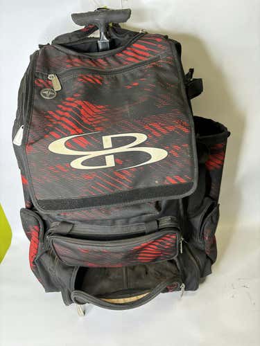 Used Boombah Used Red Black Boombah Bag Baseball And Softball Equipment Bags