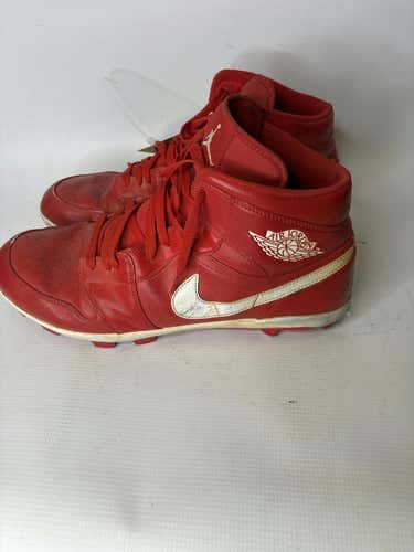 Used Jordan Used Red Cleats Senior 14 Baseball And Softball Cleats