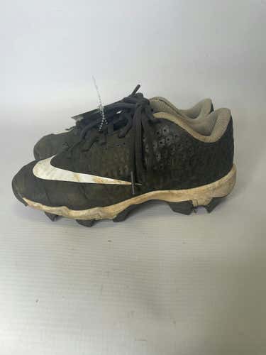 Used Nike All Black Junior 01 Baseball And Softball Cleats