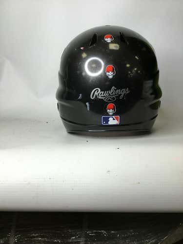 Used Rawlings All Black Md Baseball And Softball Helmets