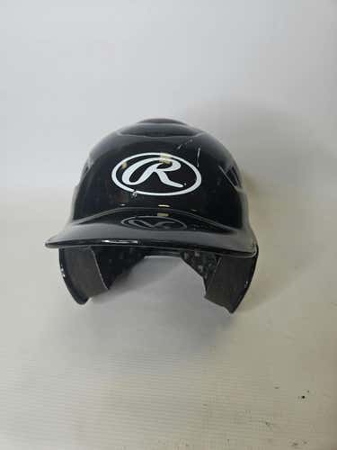 Used Rawlings All Black Sm Baseball And Softball Helmets