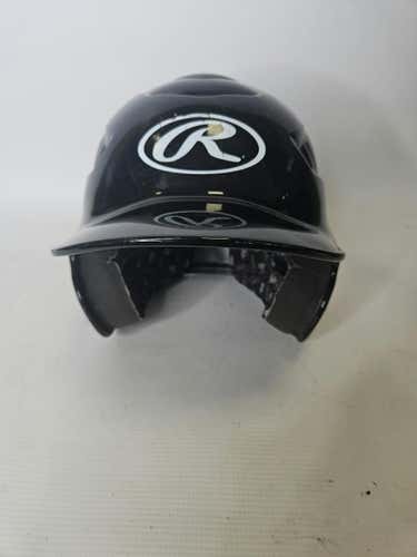 Used Rawlings All Black Sm Baseball And Softball Helmets