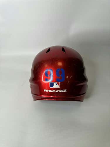 Used Rawlings Red Md Baseball And Softball Helmets