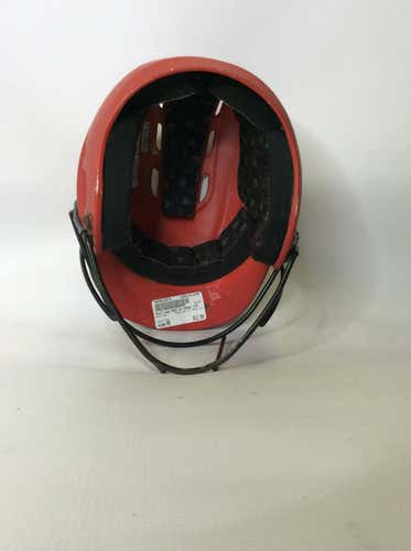 Used Rawlings Red W Mask Yth Md Baseball And Softball Helmets