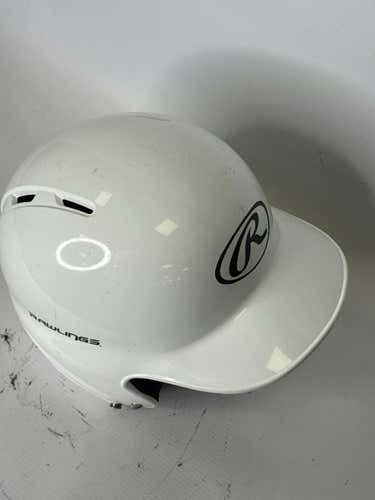 Used Rawlings White Rawlings Md Baseball And Softball Helmets
