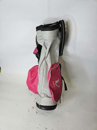 Used Us Kids Us Kids Pink Gray Carry Bag Golf Junior Bags