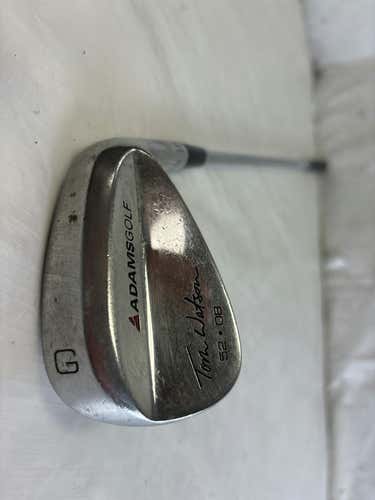 Used Adams Golf 52-08 Tom Watson Gap Wedge Regular Flex Steel Shaft Wedge 35.5"