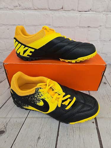 Nike 415128 707 JR Nike5 Bomba Youth Soccer Shoes Gold Black Chrome Yellow US 3Y