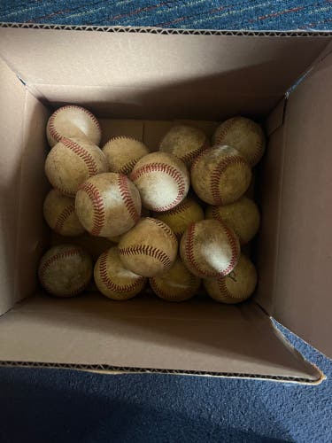 Used 18 Baseballs