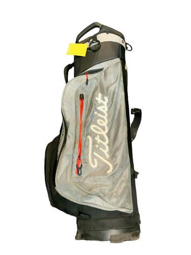 Used Titleist Black Grey Golf Cart Bags