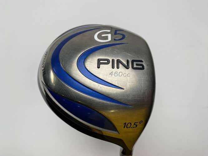 Ping G5 Driver 10.5* Grafalloy Pro Launch Blue 65g Stiff Graphite Mens RH