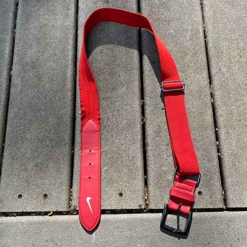Nike Adjustable Baseball / Softball Belt - Red